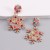 occidental style christmas snowflake earrings fashion Alloy earring diamond lady earrings new