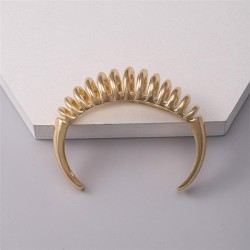  occidental style fashionol Alloy Irregular geometry hollow opening day all-Pu..
