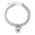 occidental style personality fashion wind multilayer beads Peach heart temperament removable big heart-s