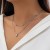occidental style punk samll pendant  personality drop surface snake necklace