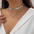 occidental style punk samll pendant  personality drop surface snake necklace