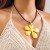 occidental style  fashion Metal wind flowers necklace  exaggerating big leaf flowernecklace