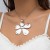occidental style  fashion Metal wind flowers necklace  exaggerating big leaf flowernecklace