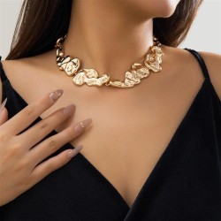 occidental style  fashion Irregular Collar  samll Metal necklace woman