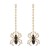 E insect Rhinestone spider earrings  creative samll personality ear stud