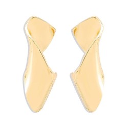E occidental style exaggerating Irregular earrings  wind geometry personality ..