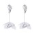 E long style three-dimensional flowers earrings  occidental style exaggerating pattern wind earring woman