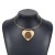 occidental style hollow love samll pendant necklace  exaggerating Metal wind brief Collarneckalce woman