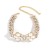 occidental style retro flash diamond Pearl bow necklace  Ladies wind personality clavicle chain
