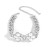 occidental style retro flash diamond Pearl bow necklace  Ladies wind personality clavicle chain