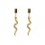E occidental style fashionI windk snake earrings  stainless steel exaggerating Metal personality animal earrin