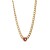 occidental style samll heart-shaped necklace  stainless steel color retention personality brief chain chain