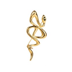 stainless steel exaggerating creative personality snake brooch brooch  samll r..