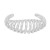  occidental style Alloy half hollow bracelet  exaggerating personality wind opening bangle woman