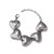occidental style exaggerating surface Metal love bracelet  samll retro brief punk wind women