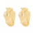 E occidental style brief geometry pattern earrings  medium wind brief Irregular Metal ear stud woman