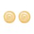 E occidental style brief geometry pattern earrings  medium wind brief Irregular Metal ear stud woman
