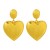 E occidental style surface love earrings  briefI wind temperament samll earring