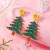 fashion star christmas tree earrings woman high Earring occidental style personality ea