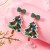 fashion star christmas tree earrings woman high Earring occidental style personality ea