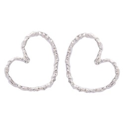 occidental style retro love ear stud fashion personality heart-shaped Earring ..
