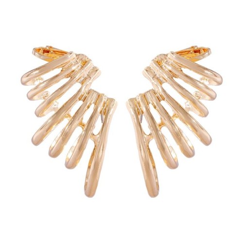 occidental style buckle pattern earrings personality brief twisted Ear clip temperament banquet Earring