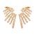occidental style buckle pattern earrings personality brief twisted Ear clip temperament banquet Earring