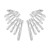 occidental style buckle pattern earrings personality brief twisted Ear clip temperament banquet Earring