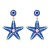 occidental style creative cartoon Five-pointed star Pearl earrings lovely woman starfish Earring