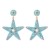occidental style creative cartoon Five-pointed star Pearl earrings lovely woman starfish Earring