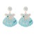 occidental style creative cartoon Shells Pearl earrings lovely woman Earring