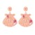 occidental style creative cartoon Shells Pearl earrings lovely woman Earring