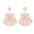 occidental style creative cartoon Shells Pearl earrings lovely woman Earring