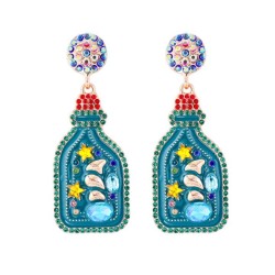 occidental style Earring embed Pearl color Earring