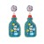 occidental style Earring embed Pearl color Earring