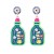 occidental style Earring embed Pearl color Earring