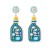 occidental style Earring embed Pearl color Earring