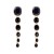 occidental style Round beads earrings exaggerating pendant Earring retro all-Purpose ear stud banquet Earring