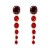 occidental style Round beads earrings exaggerating pendant Earring retro all-Purpose ear stud banquet Earring