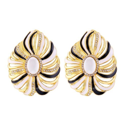 occidental style exaggerating big earrings flowers ear stud samll flowers temperament