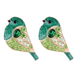 occidental style personality fully-jewelled samll lovely woman earrings enamel..