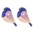occidental style personality fully-jewelled samll lovely woman earrings enamel lovely animal Earring