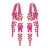 occidental style exaggerating Earring occidental style fashion personality flowers geometry ear stud fully-jewe