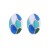 occidental styleins wind same style Round ear stud  woman Alloy enamel color Earringearrings