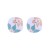 occidental styleins wind same style Round ear stud  woman Alloy enamel color Earringearrings