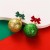 christmas earrings creative bow pellet asymmetry ear stud Earring