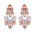 occidental style fashion personality temperament Earring exaggerating super colorful diamond Pearl earrings high