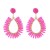 occidental style retro Bohemian style earrings woman personality all-Purpose handmade weave