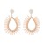 occidental style retro Bohemian style earrings woman personality all-Purpose handmade weave