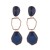 occidental style exaggerating multilayer long style earrings geometry more Alloy embed resin Earringearrings
